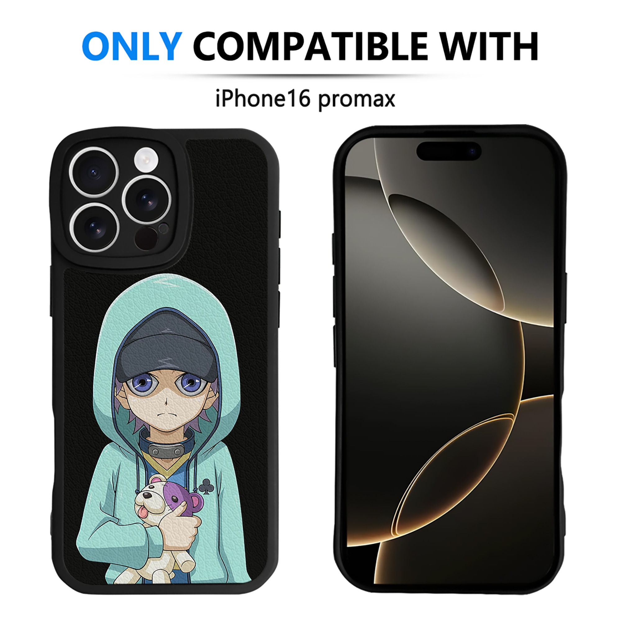 遊☆戯☆王 Yu-Gi-Oh! 【iPhone 16シリーズ対応】シリコンスマホケース（レザー調） 材質：シリコン